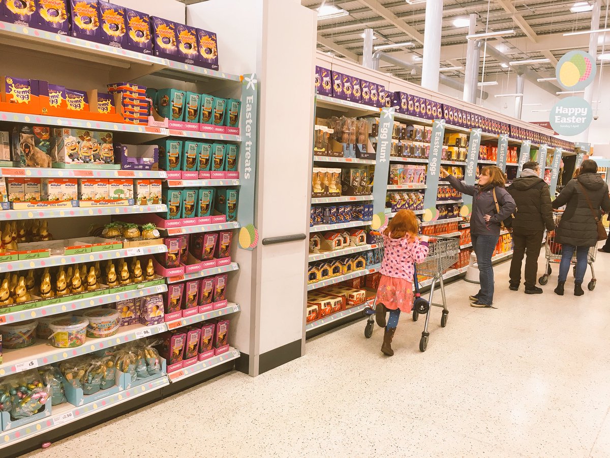 spaceanna16's tweet photo. Everywhere else may be running out but we’ve still got plenty of Easter Eggs here for you at @sainsburys in Heaton Newcastle at great prices! Come get them before they sell out! #Easter #EasterEggs #BankHoliday #chocolate #sainsburys #Newcastle #Heaton #NorthEast https://t.co/0n7f3eOd7C
