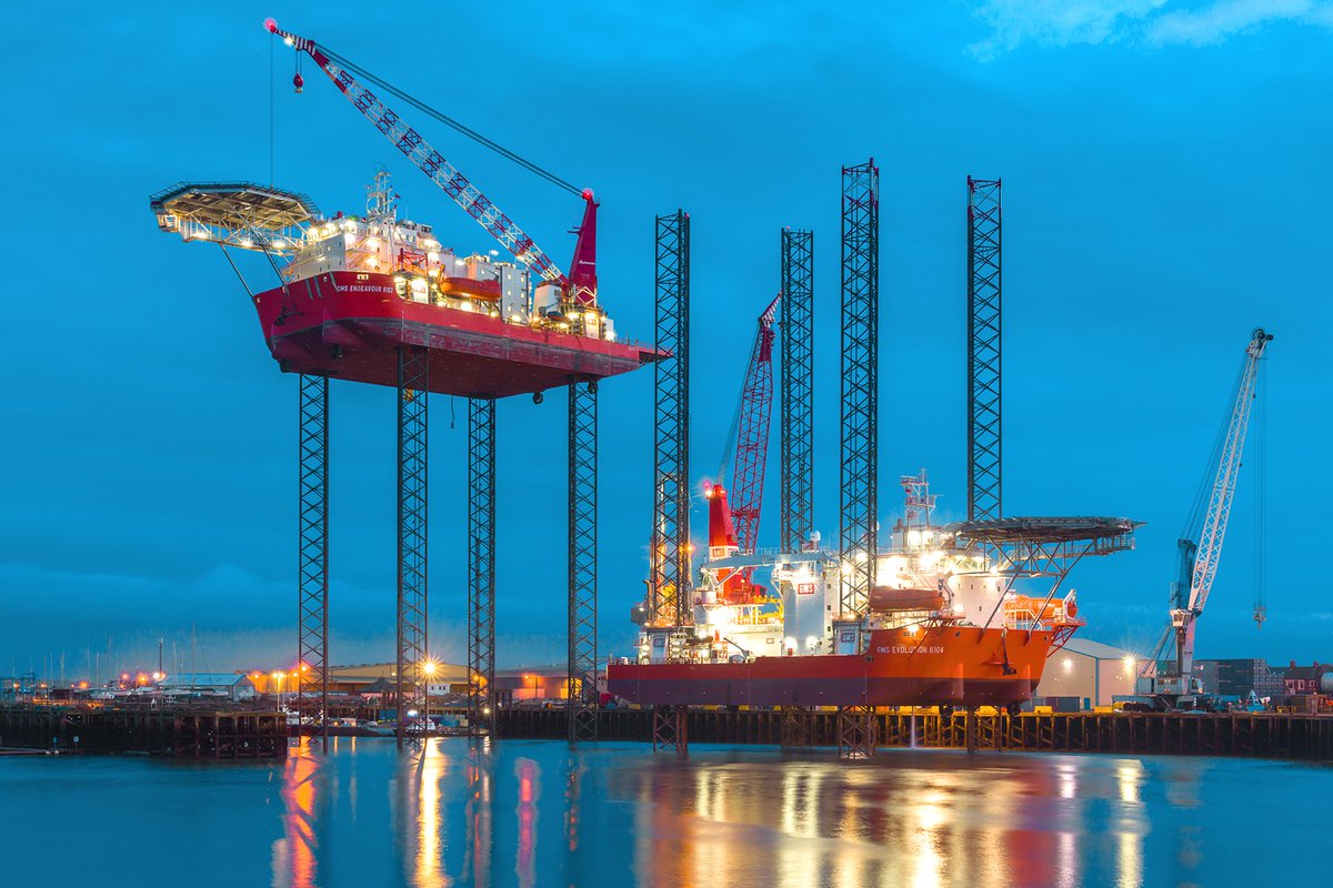 Chris Henderson on Twitter "GMS Jackup's Endeavour and Evolution at