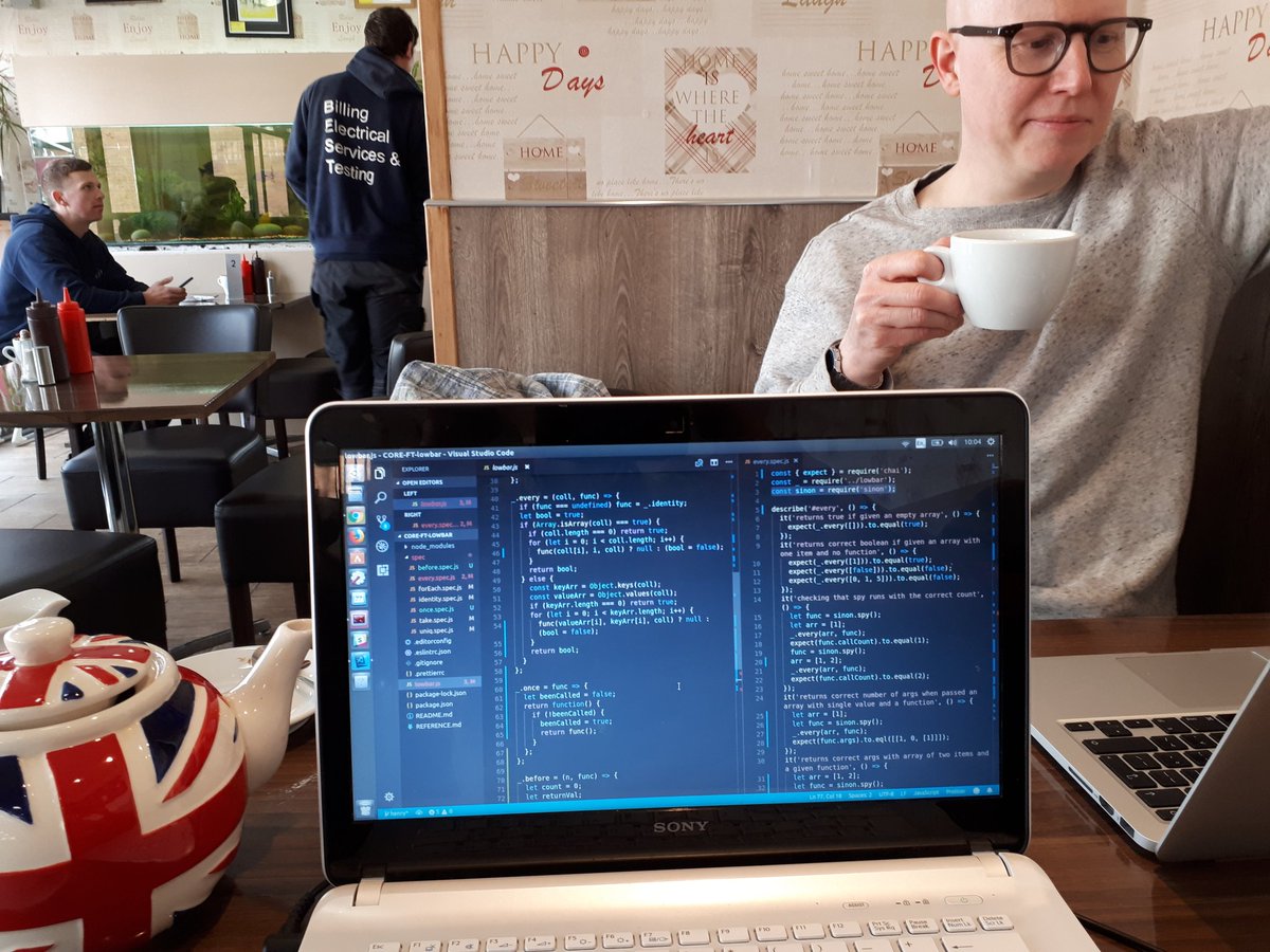 _HenryWithers_'s tweet image. It might be a bank holiday but #northcoders never rest.......................