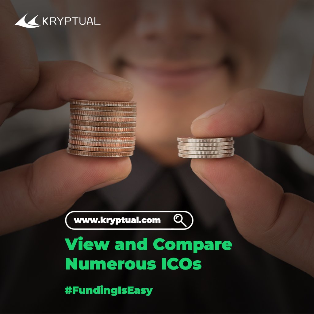 kryptual's tweet image. For investors, looking to invest in new or upcoming technology, Kryptual provides a single stop to view and compare numerous ICOs. 
Know more - kryptual.com
#RaiseWithKryptual #EaseFundRaise #FundingIsEasy #Kryptual