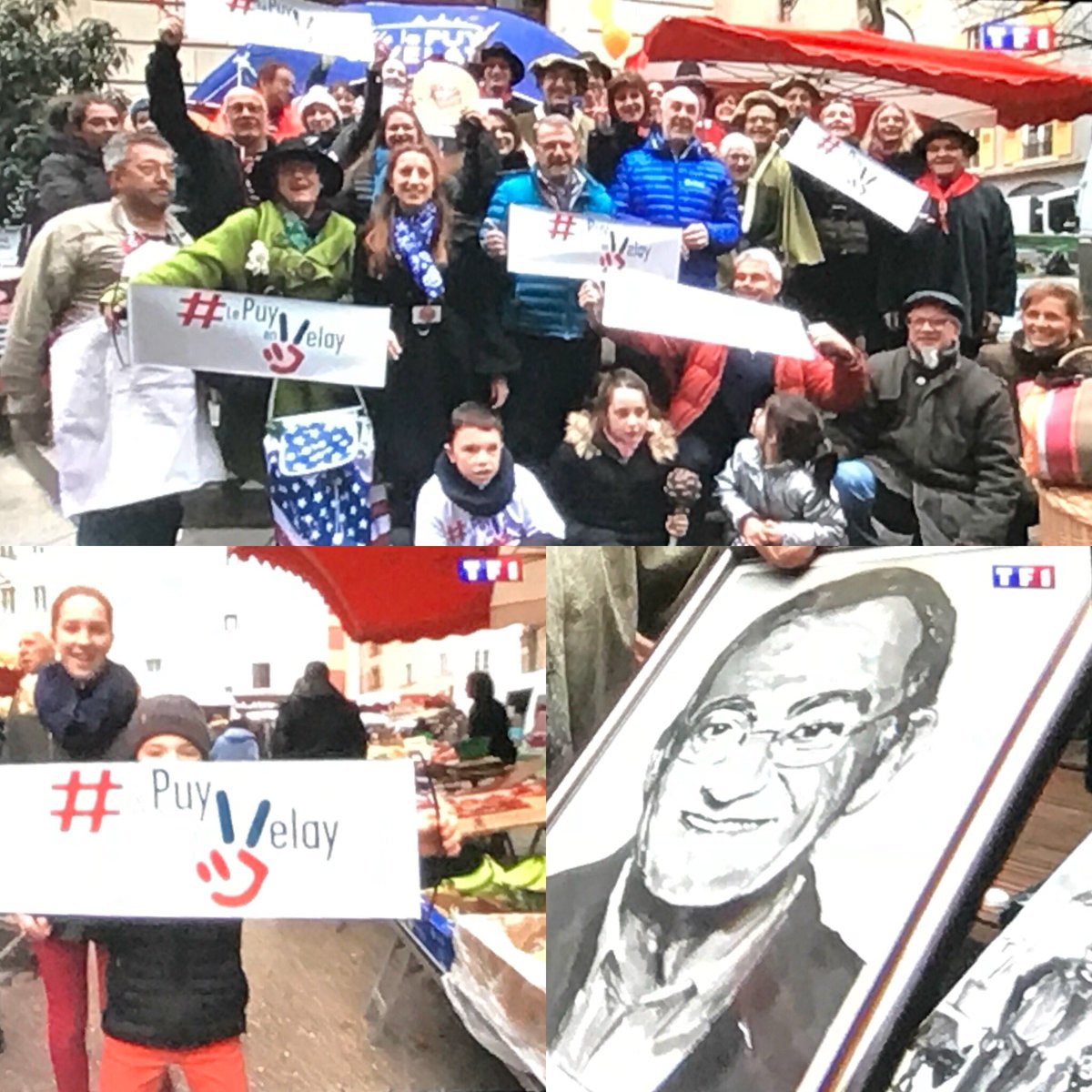 AuvergneMarque's tweet image. Sur @TF1LeJT @JPPernaut_Off salue l’engagement du Président de region @auvergnerhalpes @laurentwauquiez pour le marché @villedupuy le plus beau marché d’@Auvergne et de france !!! @PMorand75 @AnnieNicolasM @lamontagne_fr @GillesLalloz