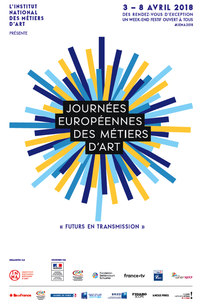 Mardi 3 avril commencent les <a href="/JEdMAofficiel/">Journéesmétiersd'art</a> ! Rendez-vous d'exception, portes ouvertes d'ateliers, manifestations... Découvrez sans plus attendre les événements qui se dérouleront près de chez vous ➡️ journeesdesmetiersdart.fr/programme