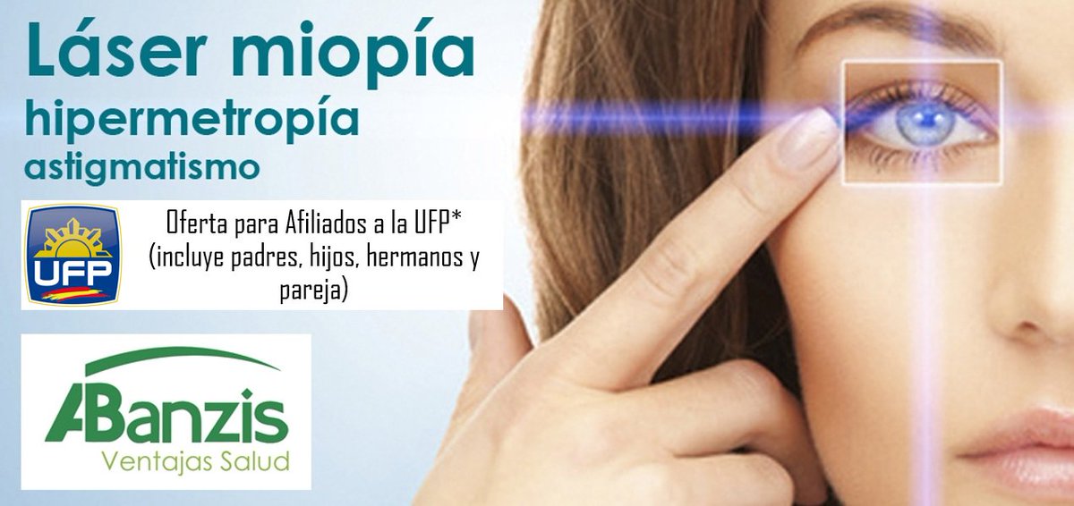 ufpol's tweet photo. 👁 Convenio #UFP con @ABanzis Oferta extensible para familiares 👍🏻 Consulta tarifas en: https://t.co/kL8PgPrfNP https://t.co/2wwRvyFBlA