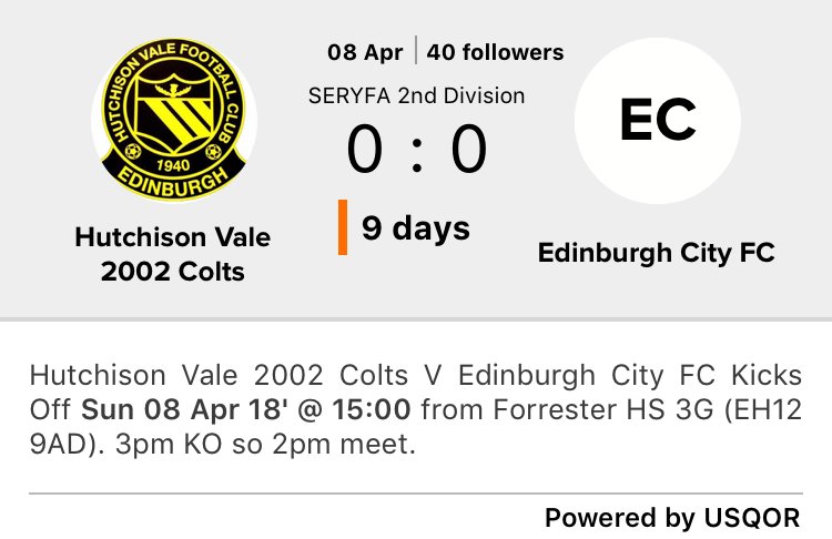 Hutchison Vale02Colt tweet media