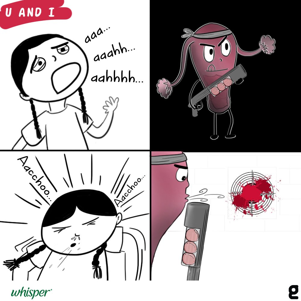 Girliyapa's tweet image. This is how sneezing on my periods looks like! 😀
Girls on your period comment with a HI. 
#IAmUnstoppable #FirstPeriodKit
Watch the full video now on: youtube.com/watch?v=ZCY7yh…