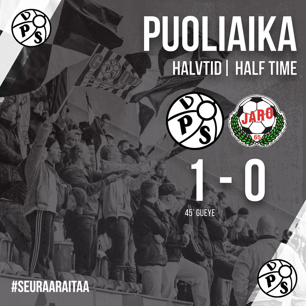 VPS1924's tweet photo. HT: @VPS1924 vs @FFJaro 1-0 #vpslive https://t.co/KWSUZw6lc4