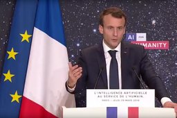 Tout comme <a href="/hipay/">HiPay</a>, <a href="/EmmanuelMacron/">Emmanuel Macron</a> mise sur l'#IA 👉 hubs.ly/H0bwl0-0 #AIforhumanity