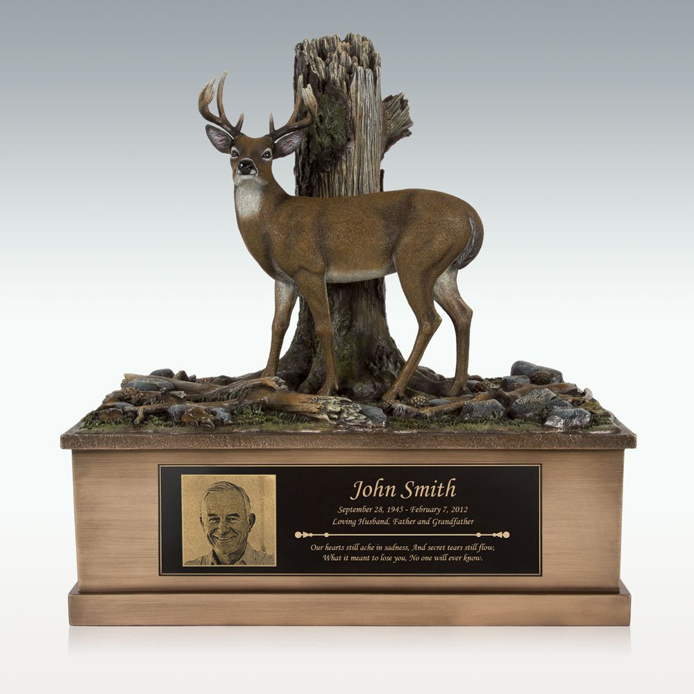 PerfctMemorials's tweet photo. For the hunter or avid nature lover in your life, our new Deer Cremation Urn is the perfect memorial sentiment. This urn was meticulously designed and there isn't a detail that was left out. https://t.co/V4JfHnayfy https://t.co/mld7gN9R1z