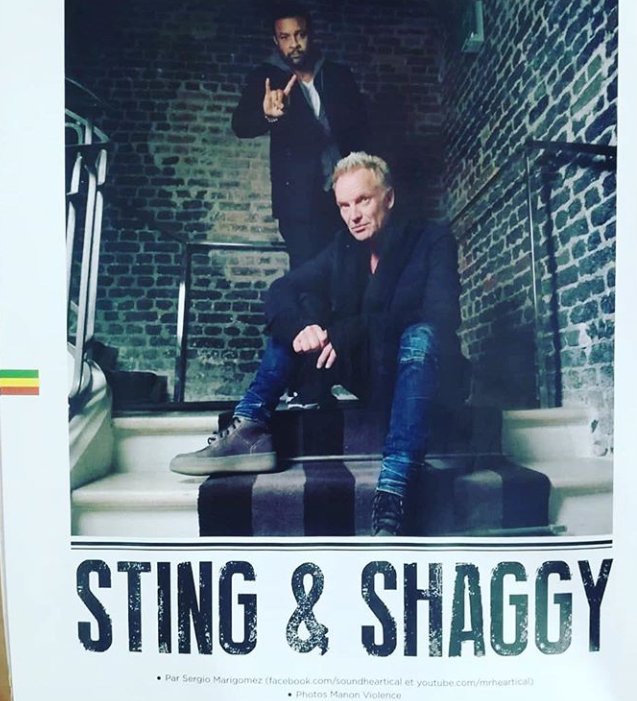 Sting &amp; Shaggy en Reggae Vibes Magazine.