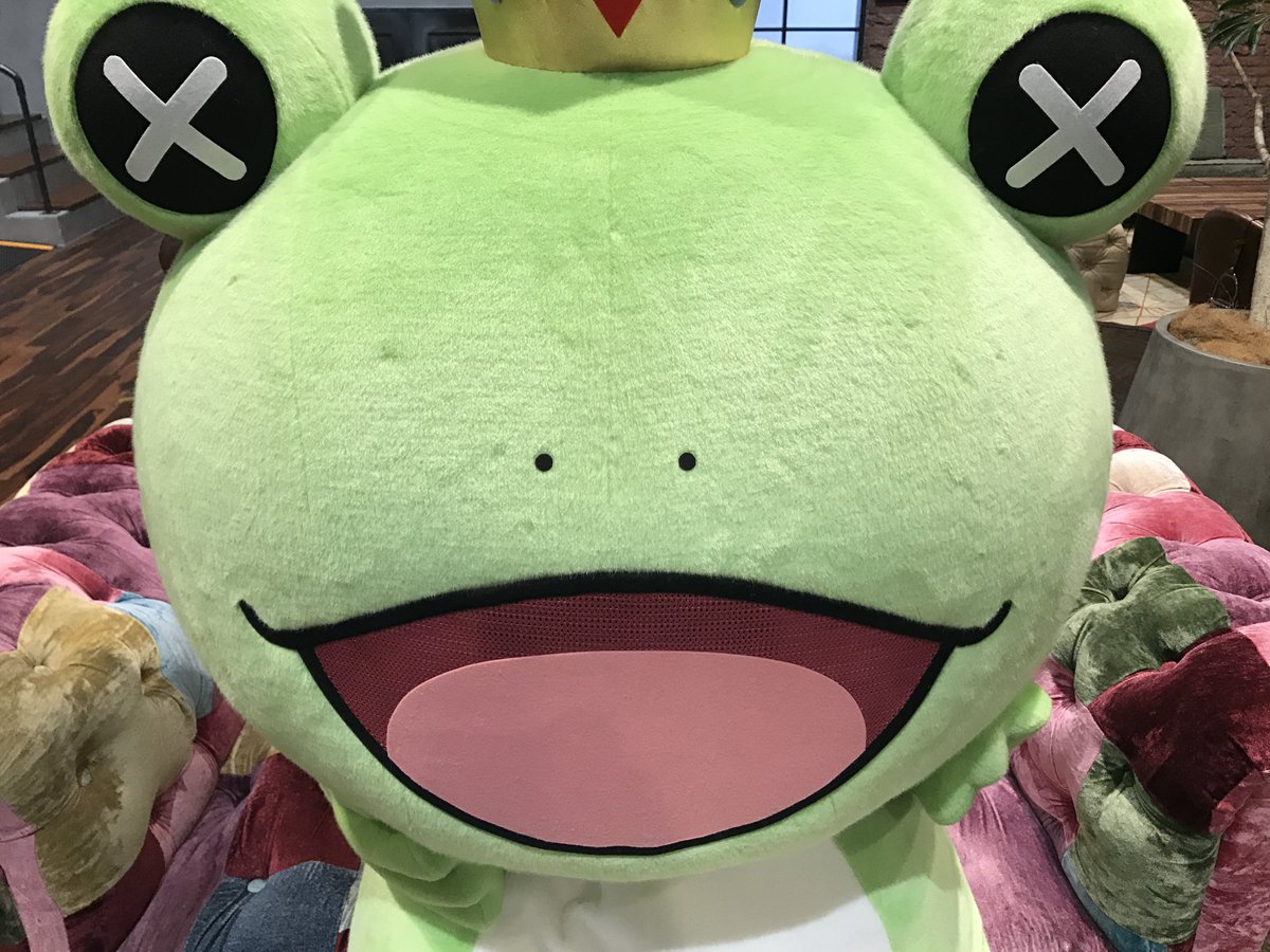 KAERRE_MOVIE's tweet photo. ケロッケロー！🐸👑先ほどお知らせさせていただきましたとおり、『劇場版 カエールの大冒険』が再始動しました！🎊そしていよいよ本日クランクインなのです！🎬ところでカエールさん、去年の撮影のときよりもずいぶんとサイズアップしたような‥？（宣伝Ｐ） #カエールの大冒険 https://t.co/QWhK6Ziu0v