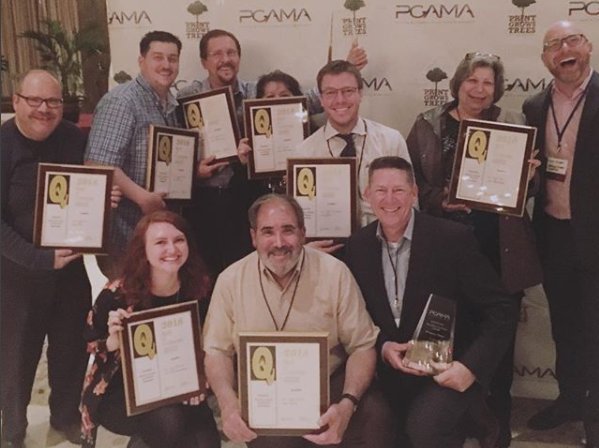 GraphTecPrint's tweet image. We had a great time at the @PGAMA Excellence in Print gala last night! Congratulations to everyone whose work was recognized. #PrintIsNotDead