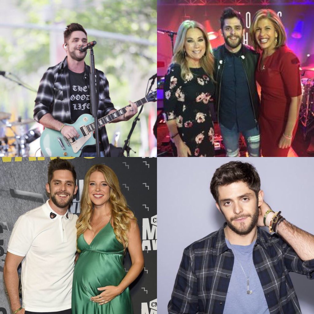 Happy 28 birthday to Thomas Rhett . Hope that he has a wonderful birthday.     