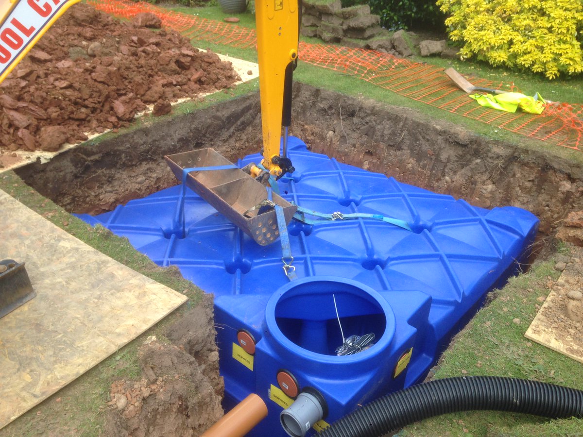 SouthWestWater's tweet photo. Could these dual-purpose tanks save water and stop flooding? Exmouth takes part
in our innovative pilot project, aimed at exploring whether we can reduce excess water entering our sewers, especially at times of high rainfall. #downstreamthinking
https://t.co/AaEdccmjZc https://t.co/dTFuH1objI