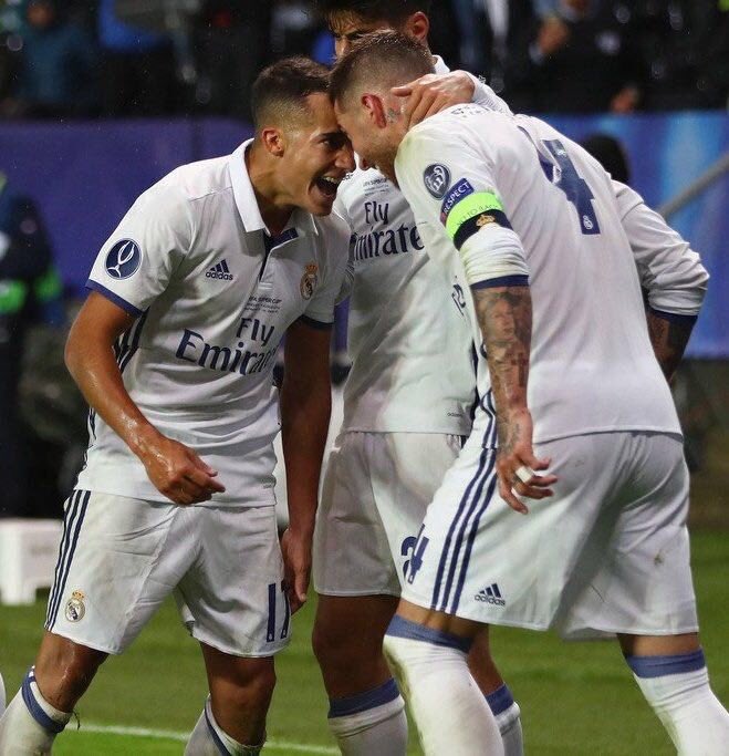Lucasvazquez91's tweet photo. Sobran las palabras, amigo. Felicidades @SergioRamos 💪👊 https://t.co/xlJ0LAhJ5t