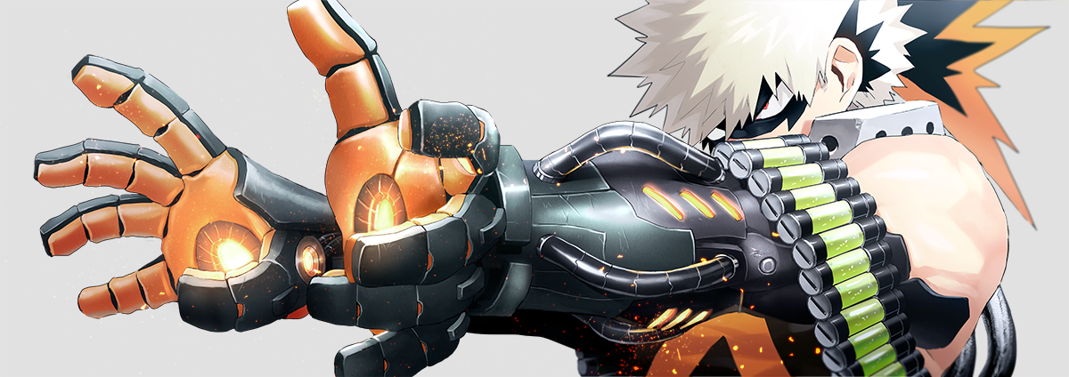 爆豪勝己 「リニューアル 」|アバラ屋のイラスト