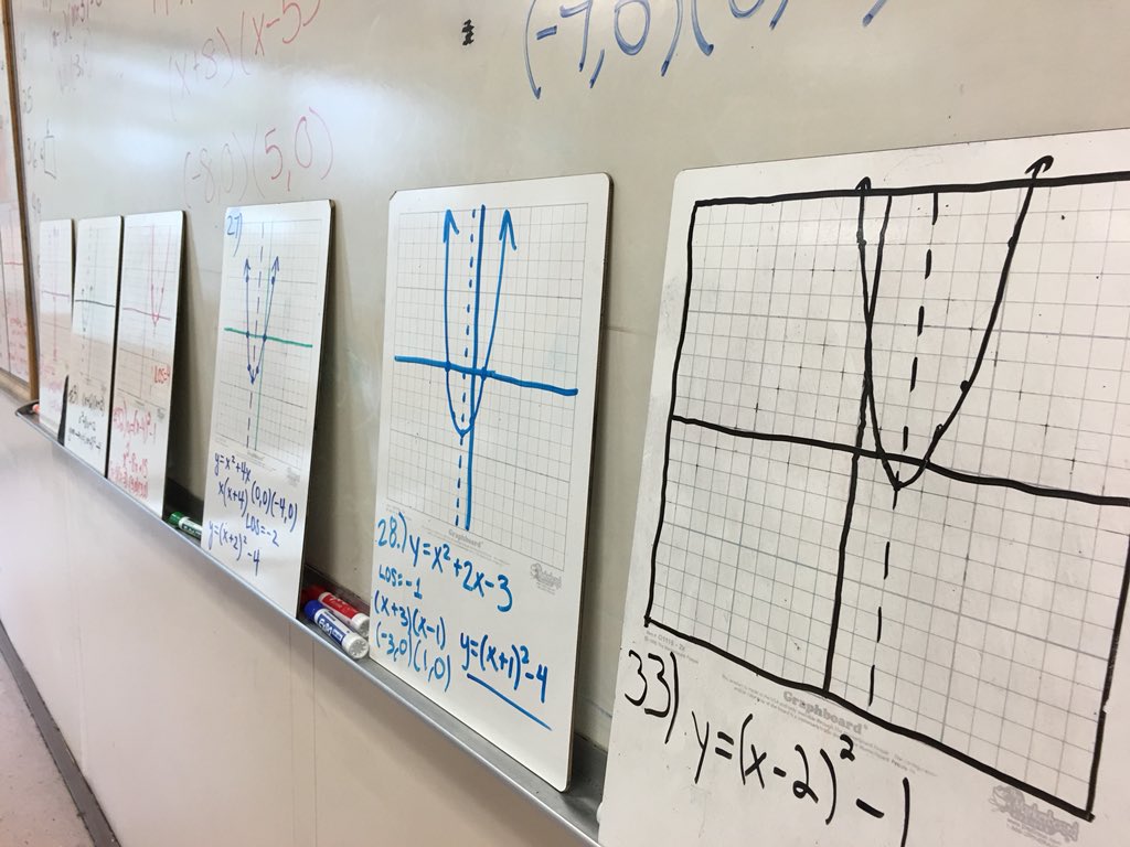 RoweRikW's tweet image. Our #MHSAlgebra1 Learners are making connections with Quadratics in Standard, Factored, and Vertex Forms! #RetrievalPractice #Interleaving
