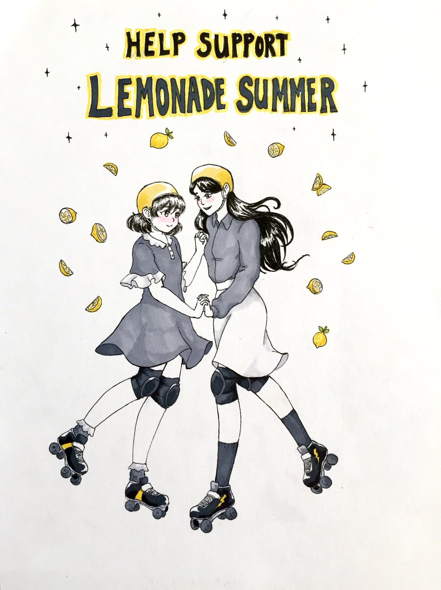 maritsunii's tweet photo. My friend @hobbleshmobble has a kickstarter going for her kid friendly lgbtq graphic novel Lemonade Summer! I'm a huge fan of her works and any support to the campaign is appreciated! 💕
Kickstarter Link: https://t.co/VWnR2S5yED
#kickstarter #lemonadesummer #comics #kidsbook https://t.co/FkK6sClhiH