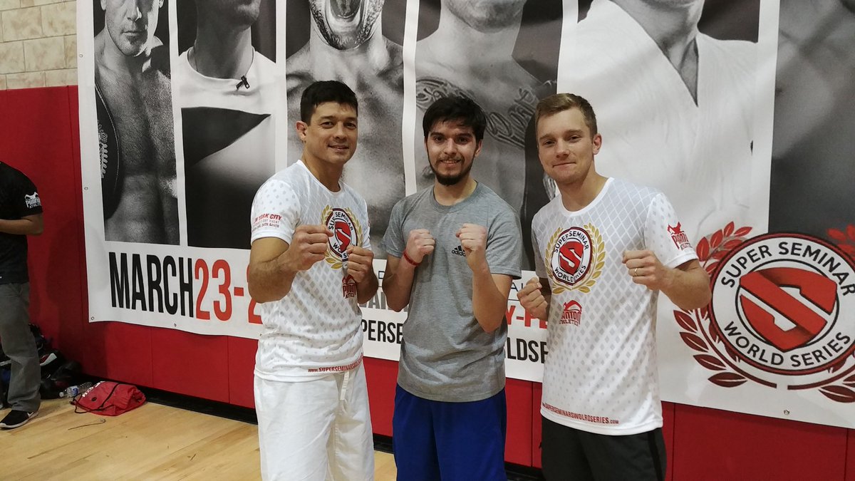 LeaveItToJRey's tweet photo. Had such a Awesome time training with you guys last weekend! It was a legitimate dream come true. @SuperSeminars @BasRuttenMMA @DUANEBANGCOM @chinzoapam @fighttips @souwerpower82 https://t.co/L4lB40RQxN