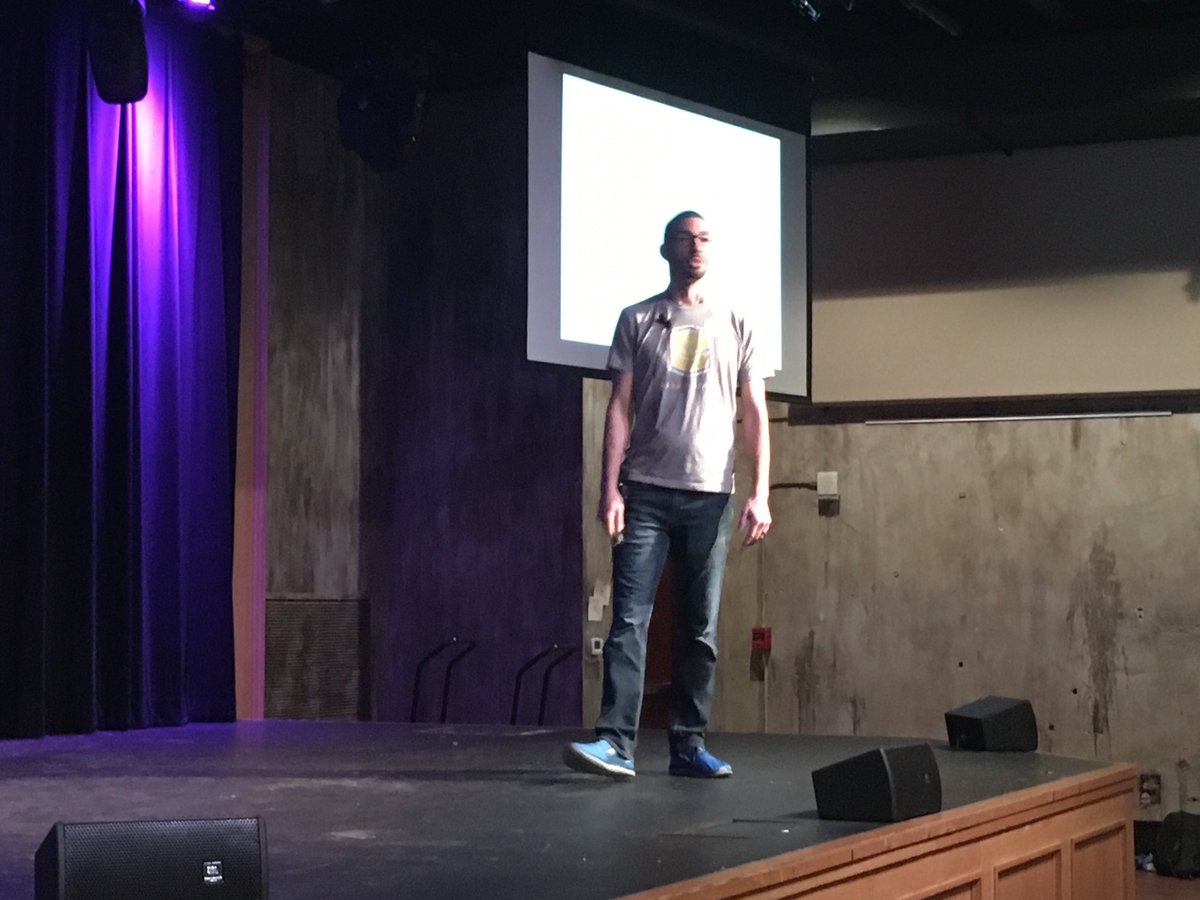 JoseGonz321's tweet image. Woo at #LambdaSquared. @ReidNEvans owning the stage! Ty @pcameronpresley for having me!
