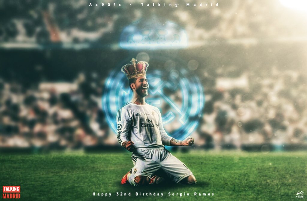 Another design for Sergio Ramos\ Birthday. Happy Birthday Capi 