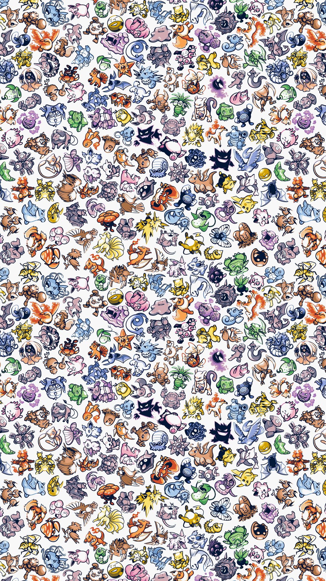 Lou Lilie — The original 151 Pokémon I drew for our Pokémon