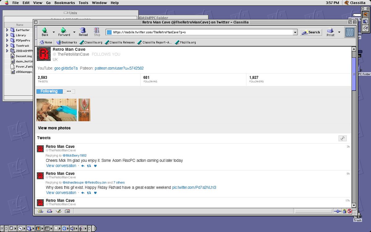 astamoore's tweet image. Did Twitter change the design again? Something looks . . . different somehow.
cc @TheRetroManCave 

#ClassicMacOS #RetroComputing