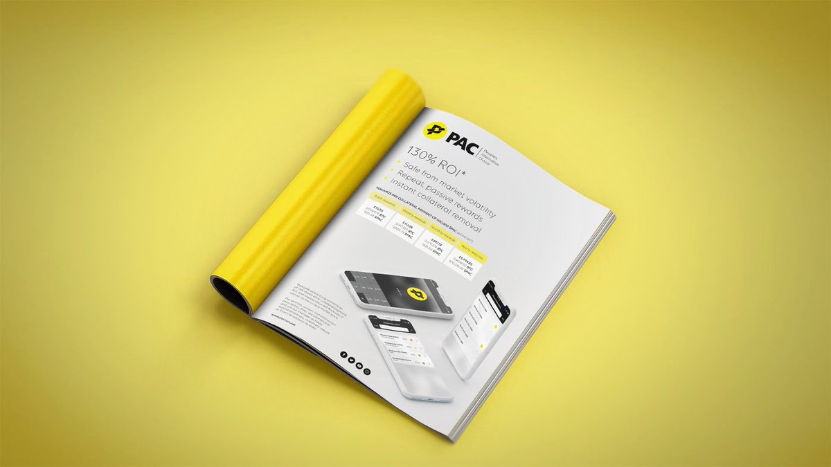 A full page $PAC A4 #advert going into numerous financial/investor publications across the UK. Hopefully some great exposure for us. Time to get this #marketing train rolling. #paccoin #CryptocurrencyNews
