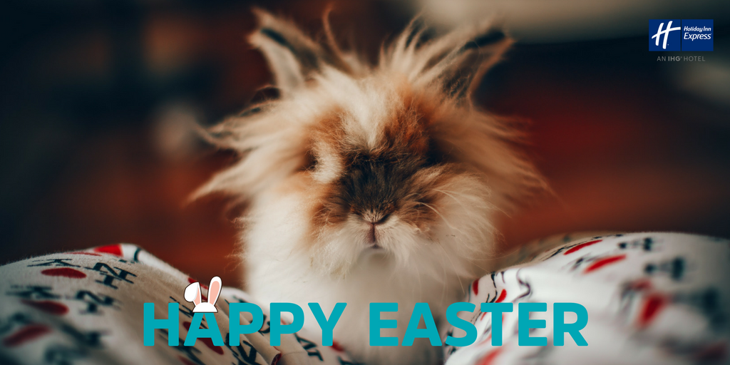 The #EasterBunny and we all wish you a wonderful #Easter2018
