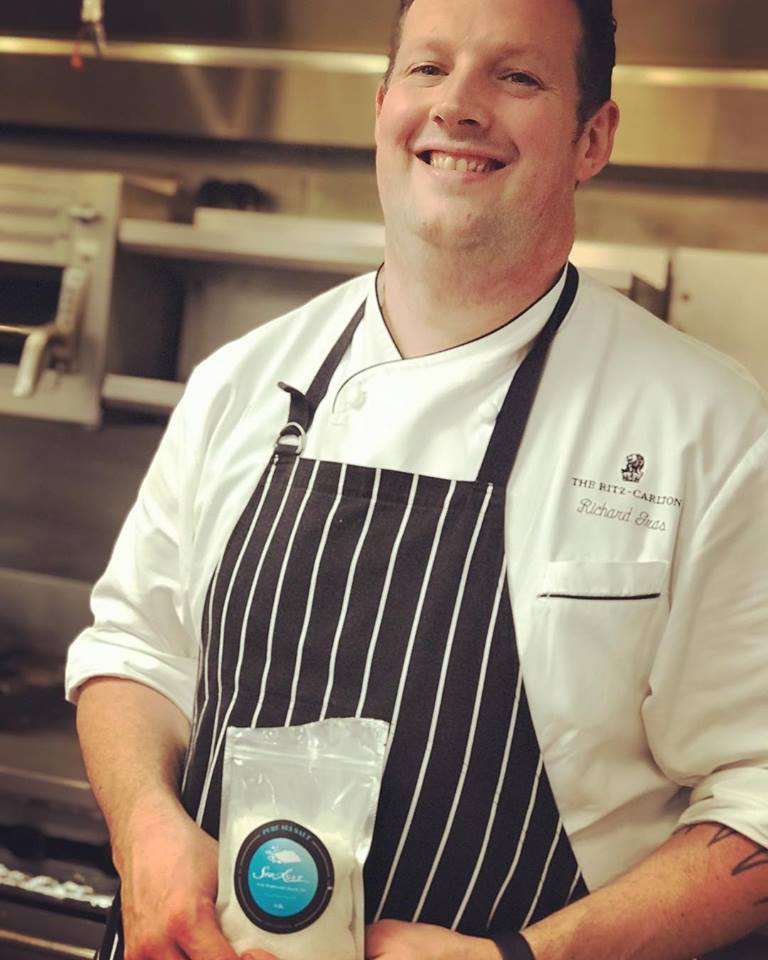 Welcome to the salt family, Chef Gras - we are thrilled to have the <a href="/RitzCarlton/">The Ritz-Carlton</a> Charlotte on board! And shoutout to <a href="/FreshlistCLT/">Freshlist CLT</a> for connecting us! #chef #seasalt #farmer #farmtotable #ritzcarlton #Charlotte #Foodie #nomnomnom