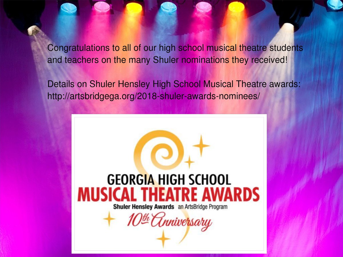 FCSchoolsGA's tweet photo. Congratulations teachers and students for the many wonderful performances and shows this month!  What a great way to celebrate Arts Education Month!  #MIOSM18 #TIOS18 #YAM18.  Thank you parents and community members for your continued support of our #ForsythFineArts programs! https://t.co/EsUlTmmtqG