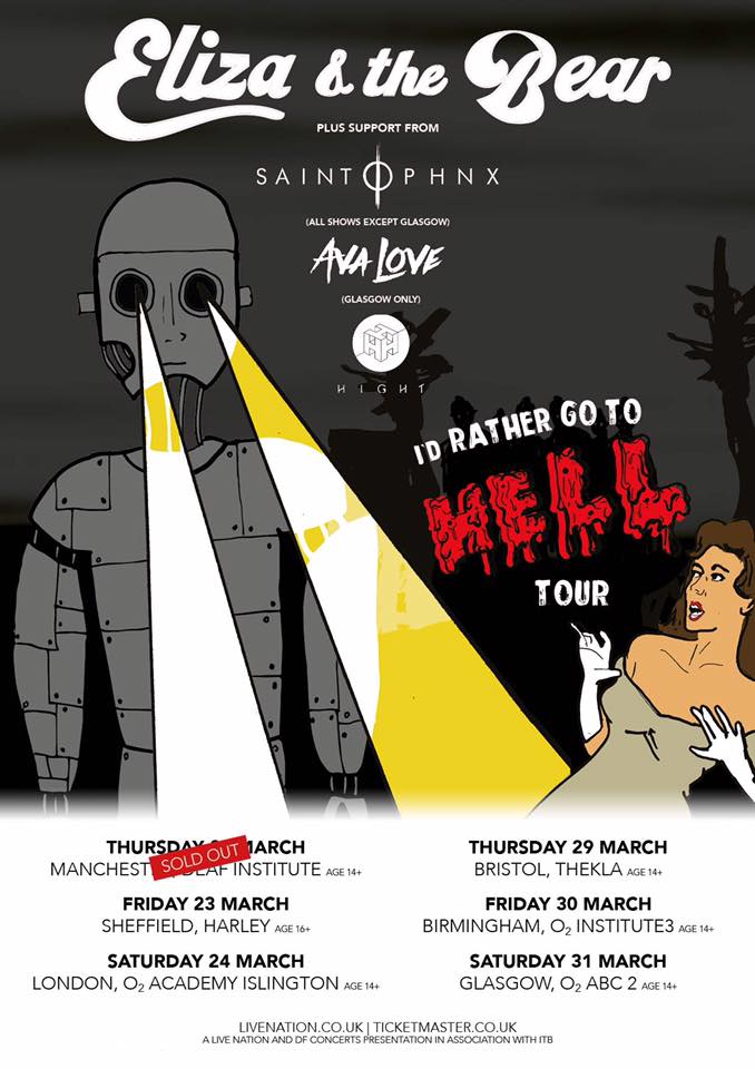 Glasgow tomorrow night with <a href="/elizaandthebear/">Eliza and the Bear</a> we are turned ON!