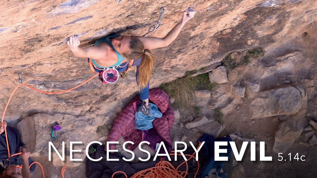"At the time I didn't think I would ever be able to climb 5.14c". Watch #MichaelaKiersch make the first female ascent of 'Necessary Evil': bit.ly/2pT7hon
<a href="/Petzl/">Petzl</a> | <a href="/fivetenuk/">Five Ten</a>