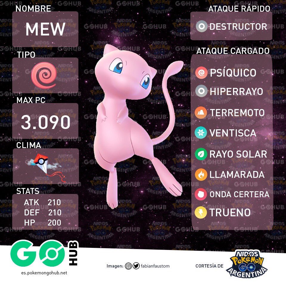 GO Hub España on X: Mew en Pokémon GO.  / X