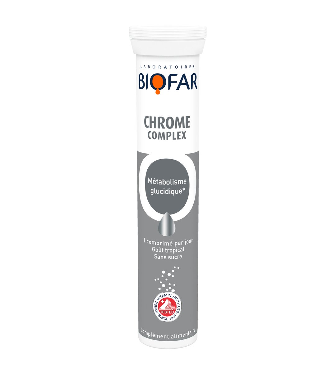 BiofarLab's tweet image. Quand le taux de sucre fait du yoyo… le chrome est un allié !
#biofar #biofarlab #tropical #métabolismeglucidique
#carbohydratemetabolism #chrome #chromium #sanssucre #sugarfree #vitamines #vitamins #mineraux #minerals #complementalimentaire #foodsupplement #effervescent