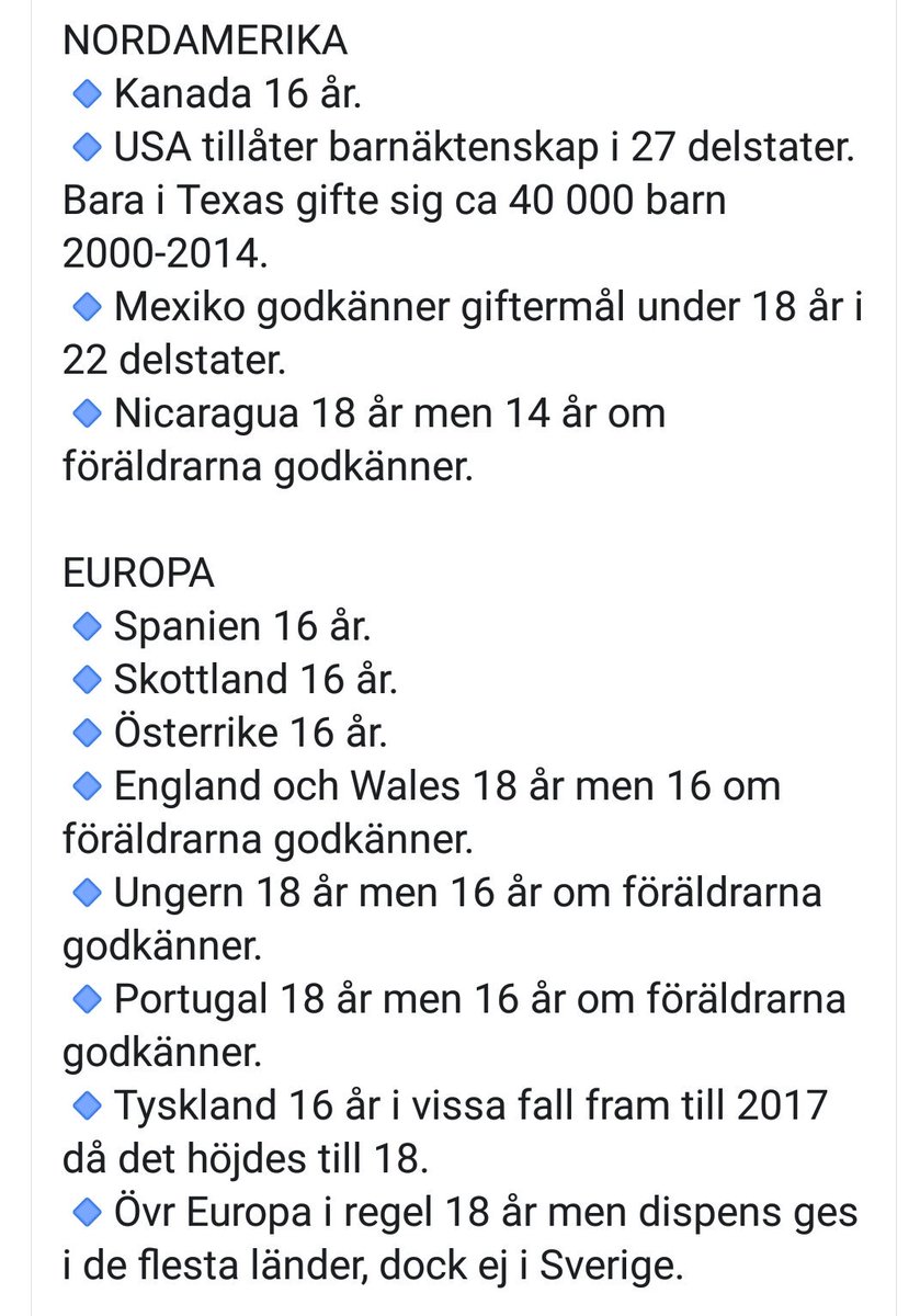 LoanSundman's tweet image. Så kan alla Sverigehatare nu bara hålla käft  angående barnäktenskap?