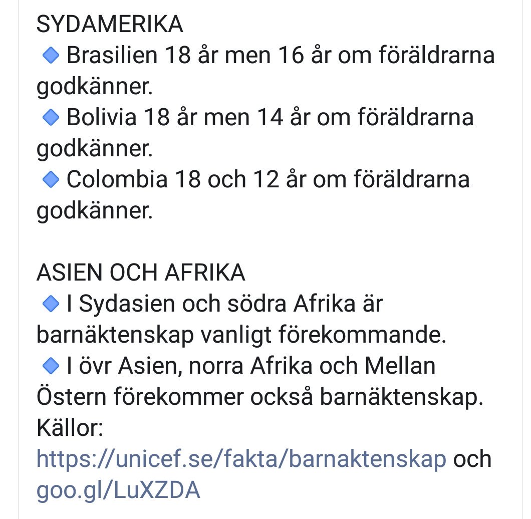 LoanSundman's tweet image. Så kan alla Sverigehatare nu bara hålla käft  angående barnäktenskap?