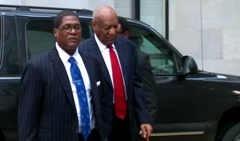 CBSSoutheast's tweet image. COSBY COURT ARRIVAL: Bill Cosby is back in a Norristown, Pennsylvania courtroom this morning for final pretrial hearings. (WTXF/NNS) FRI0097