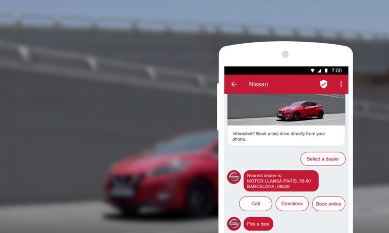 OpenfieldLive's tweet photo. Our partner @myElefant, European pioneer on #Google #RCS presents a first #usecase for @Nissan! https://t.co/fCPfDrCcop
#RichSMS #RichPush #OpenfieldLive #FacebookMessenger #Marketingonversationnel https://t.co/Ou2Jo8hUCo