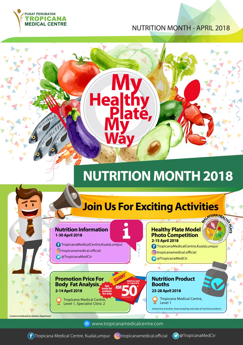 thomsonhosp_kd's tweet photo. Get Healthy, Get Happy with us this April! It’s Nutrition Month here at TMC & we have promotions, contests & events running all month long. Follow us on Twitter, Instagram & Facebook to make sure you don’t miss out on all the exciting things we have lined up for you. #TMClife https://t.co/eqxhpVdUVn