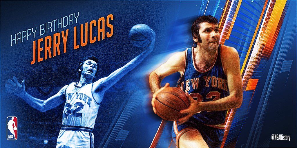 Happy 78th Birthday to 7x All-Star and Hall of Famer, Jerry Lucas! 