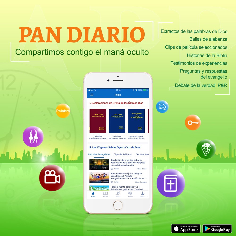 John34Make's tweet photo. 🌞🌞🌞Escucha himnos de alabanza a nuestro Creador.💫🌿🌷
Aquí se pueden encontrar las mejores películas, cánticos corales, bailes, himnos y lecturas.😀
📲Android: https://t.co/eFjlDqMZC8
📱iPhone: https://t.co/PEbDxQXfpl https://t.co/ae9cfktY1f