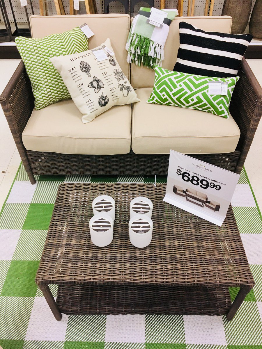 Outdoor Living is looking FRESH. Who needs Spring Break when you can stay-cay, amirite? .... 😬
#targetstyle <a href="/adamas65/">Josh Turner</a> @sara1drow
