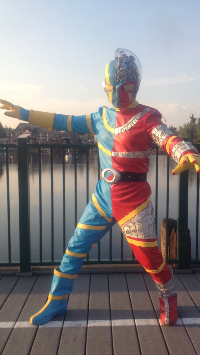 USJに人造人間キカイダー 現る。 スイッチオン ワン ツー スリー #USJ
