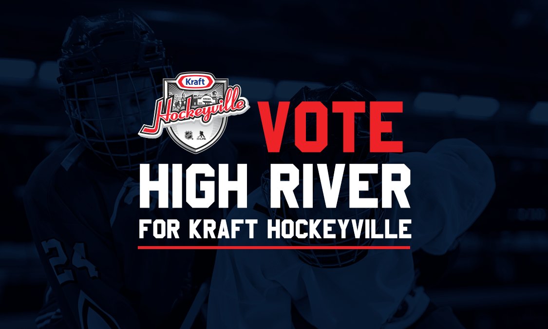 #CofRed, High River (<a href="/HRKH2018/">High River Kraft Hockeyville 2018 Finalist</a>) could become this year's Kraft <a href="/hockeyville/">Kraft Hockeyville</a> winner! Make sure to vote High River today and tomorrow ~ krafthockeyville.ca