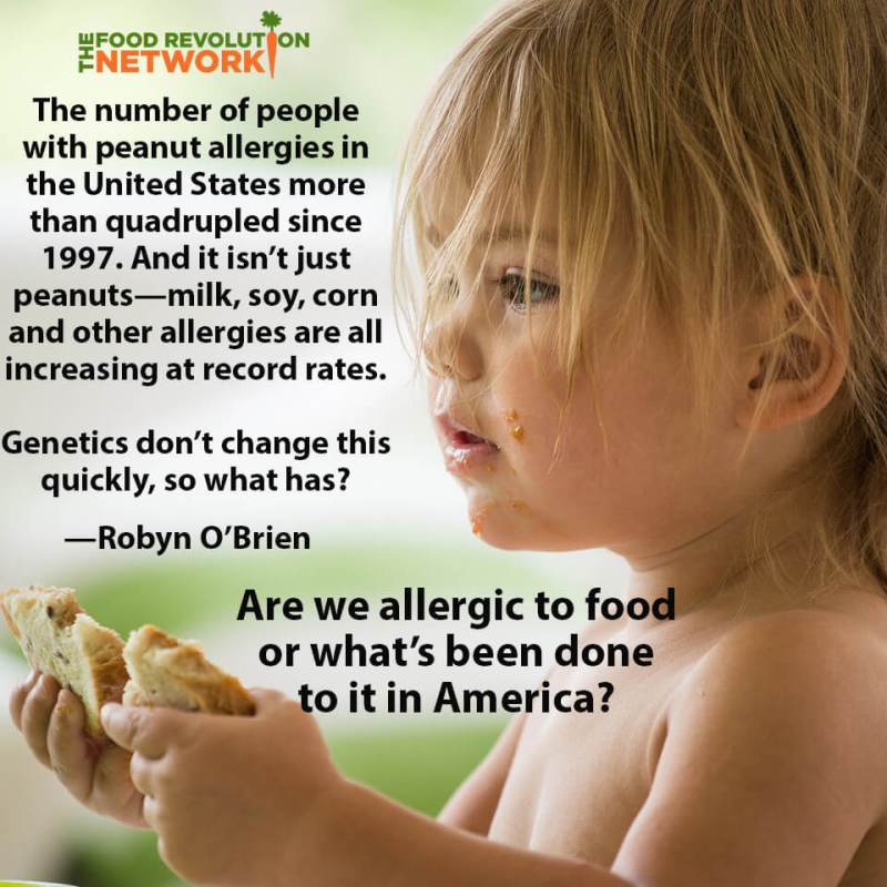 #FoodForThought 

#FoodAllergies #PeanutAllergy #MilkAllergy #SoyAllergy #GMO #CornAllergy #Food #Allergies
