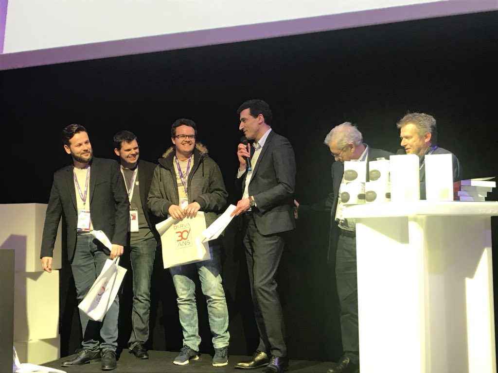 reseauSPN's tweet photo. Bravo aux grands gagnants du challenge #JavaScript organisé @NiortNumeric avec #Wekey @cbeduniortais ! @cedcouton @matthieu joundoim https://t.co/UUuWSFyfg6