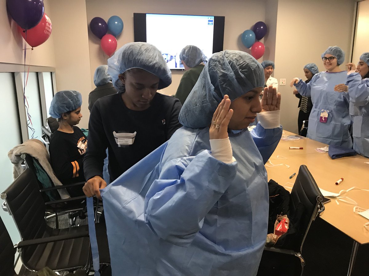 GNYCExploring's tweet photo. Last night during the final session at Mount Sinai Queens. Students tried on scrubs meant for circulating nurses and scrub nurses to get a sense of what it is like to be in the operating room.
#mountsinaihospital #mountsinaiqueens #mountsinai #nyexploring #gnycexploring #bsa https://t.co/MBfU1fQv1W
