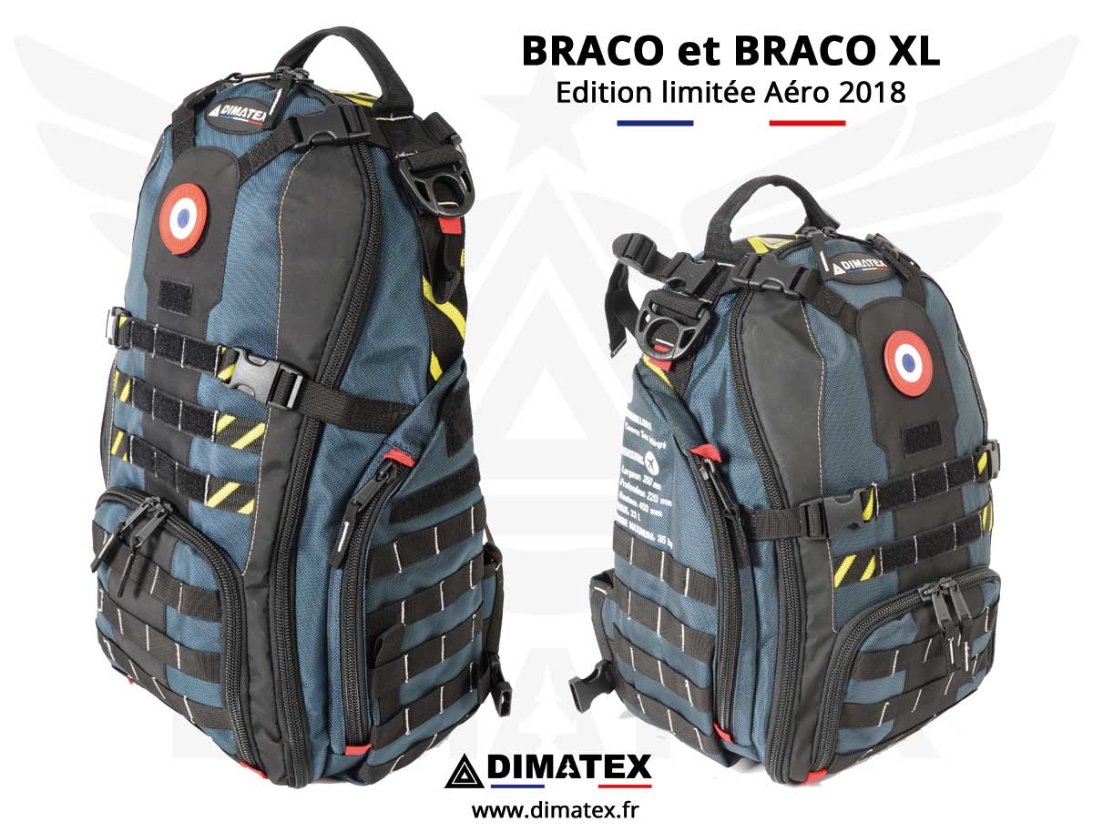 Dimatex sécurité on X: Une nouvelle version aéro des sacs BRACO et BRACO  XL est disponible en édition limitée :     / X