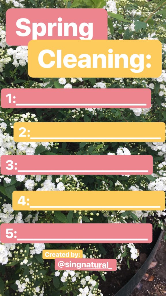 amioutspoken's tweet photo. Here’s a nice little template for you to organize your spring cleaning. Go to ig write it out &amp; save it. Put it as your lock screen to remember 🤷🏾‍♀️. 🗣It’s time to get your house in order! ✨#UAPB_RYS18 #OutspoKen https://t.co/lcAE6v2tbb