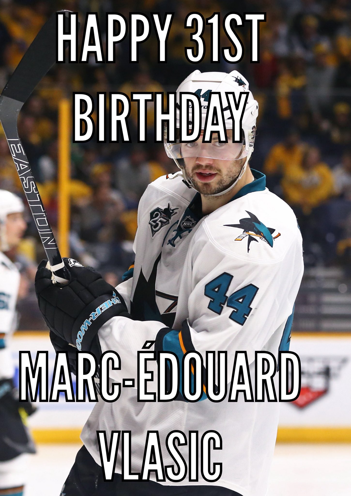 Wishing a very very happy birthday 31st Birthday to Defenseman Marc-Édouard Vlasic 